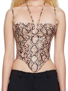 Miaou beige aphex corset